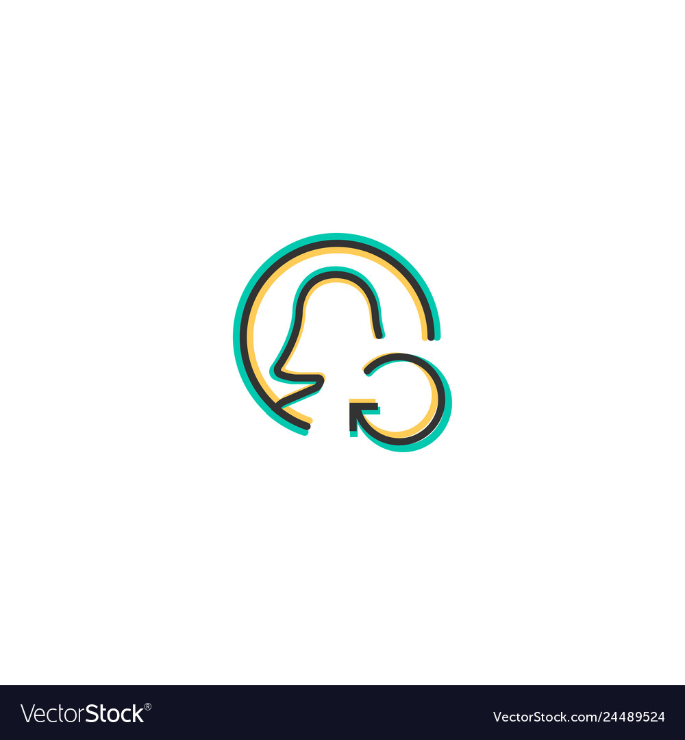 User icon design interaction Vector Image User icon design interaction