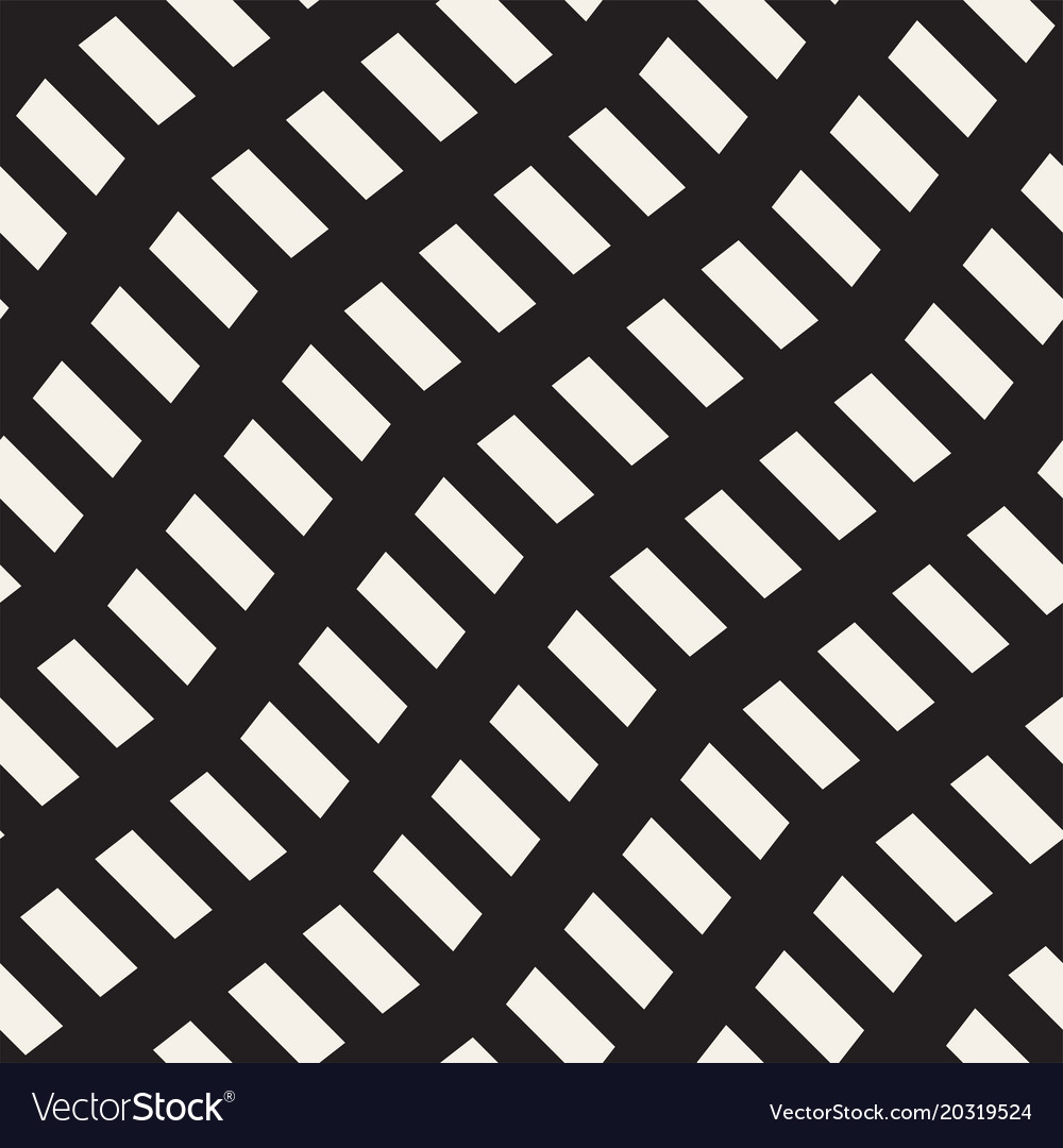 Zigzag Line Pattern - Monochrome