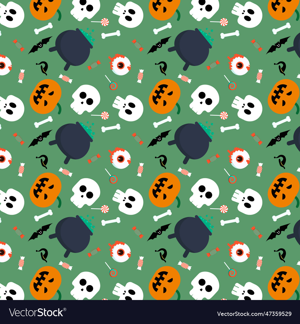 Abstract halloween pattern design background