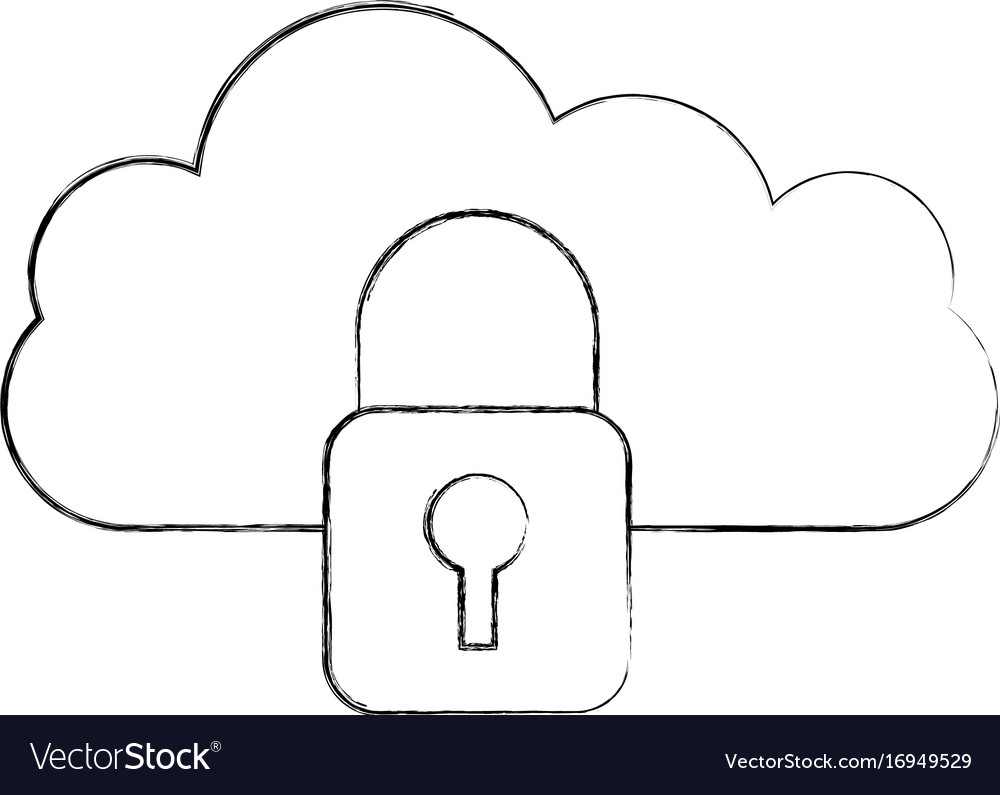 Cloud computing with padlock