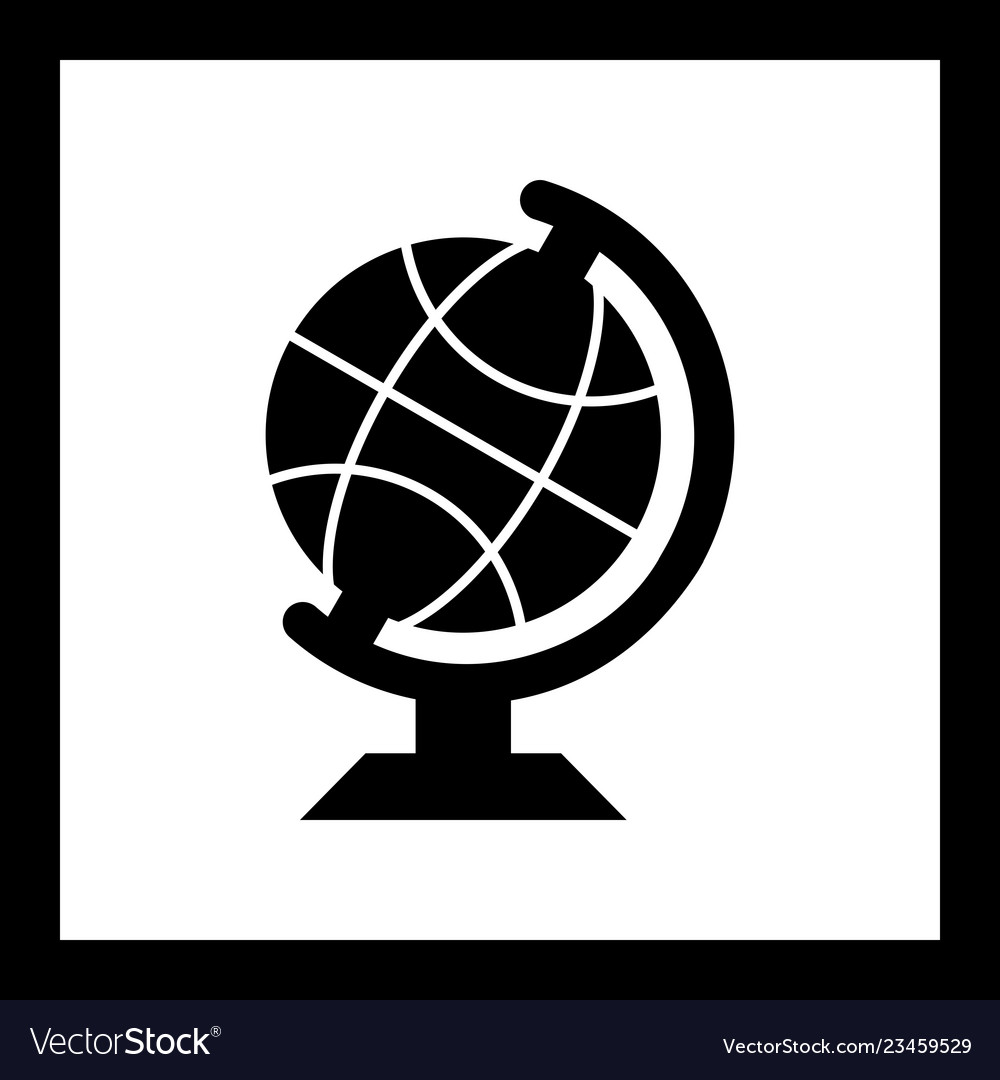 Globe icon Royalty Free Vector Image - VectorStock