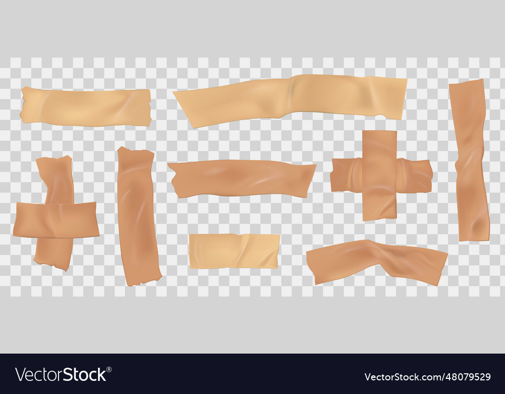 Paper adhesive tape masking scotch pieces