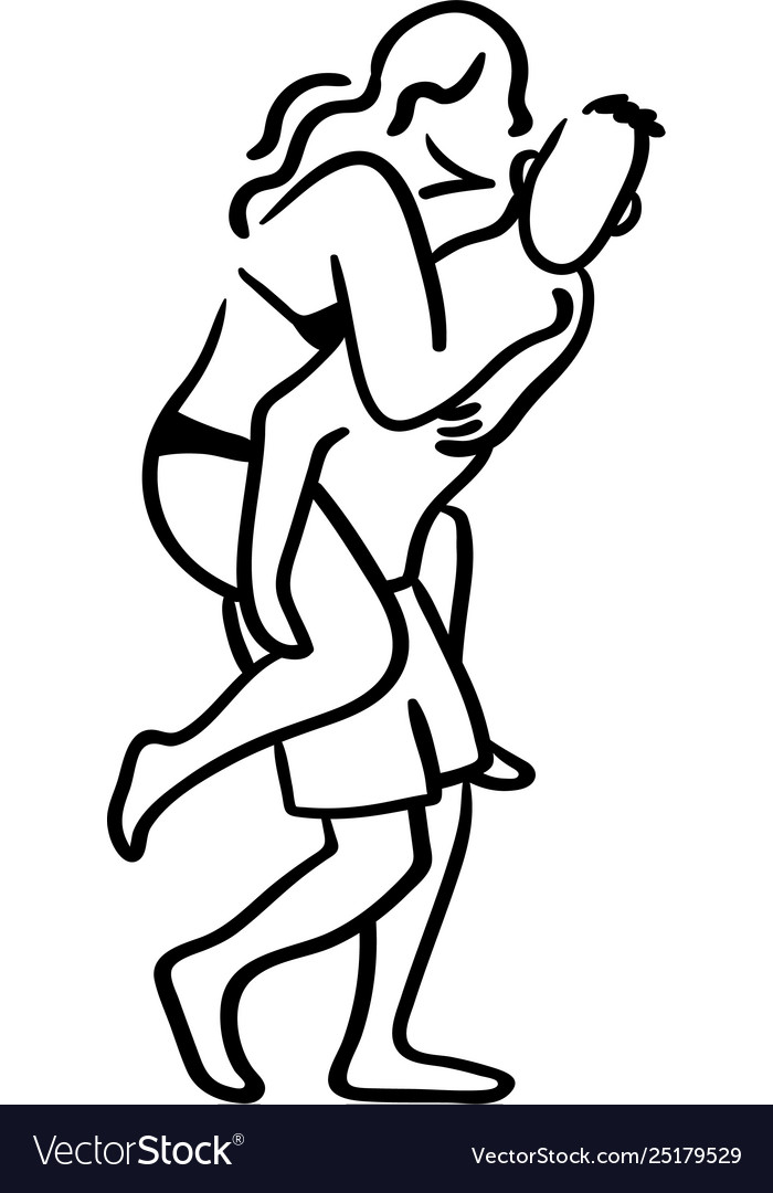 Piggyback Royalty Free Vector Image - VectorStock