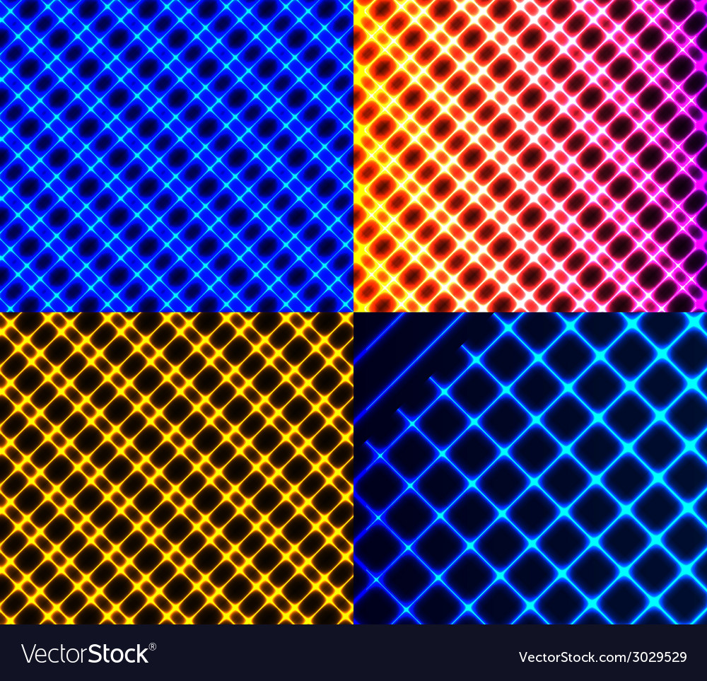 Set of dark abstract spectrum background lines
