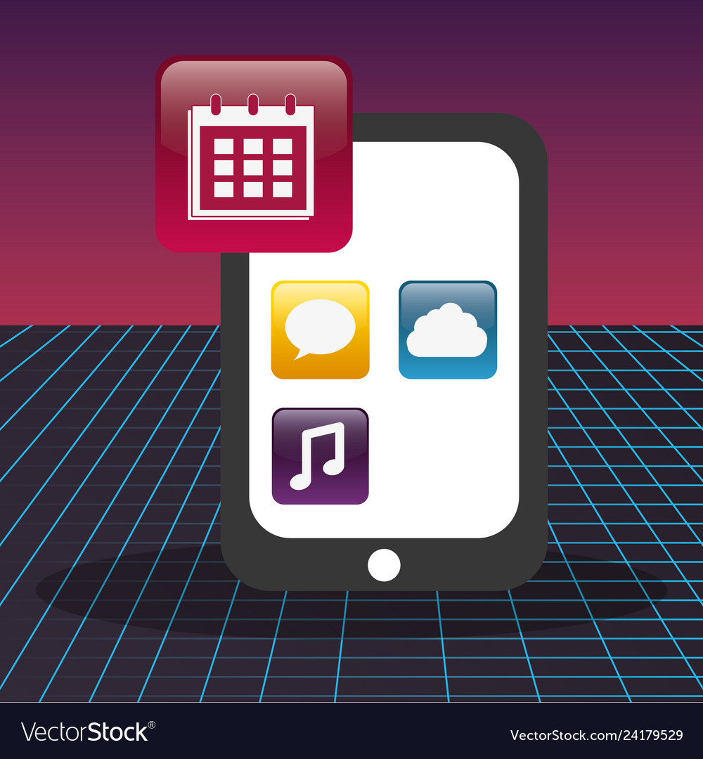 Tablet with applications menu