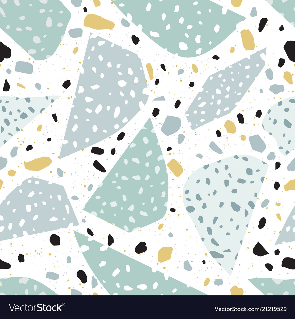 Terrazzo Stone Fragment Pattern