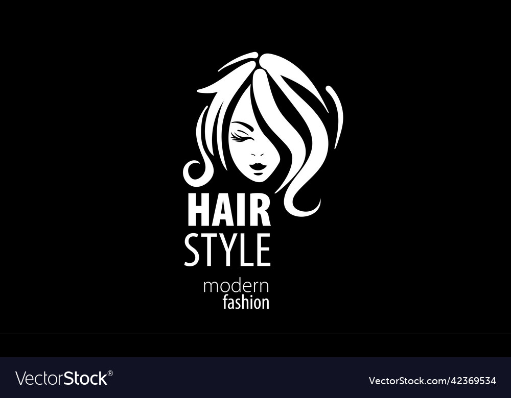 A womans hairstyle Royalty Free Vector Image - VectorStock