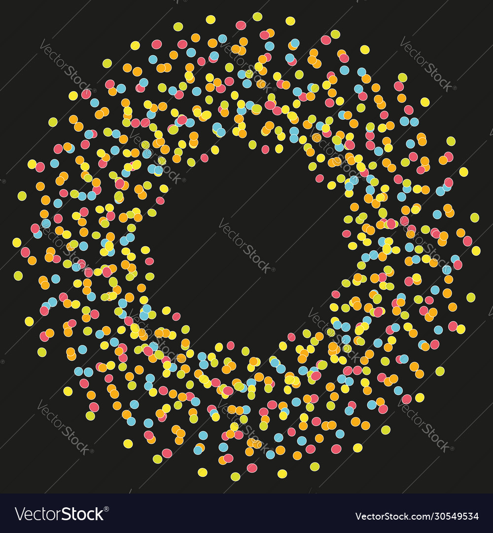 Abstract background with circles bokeh lights