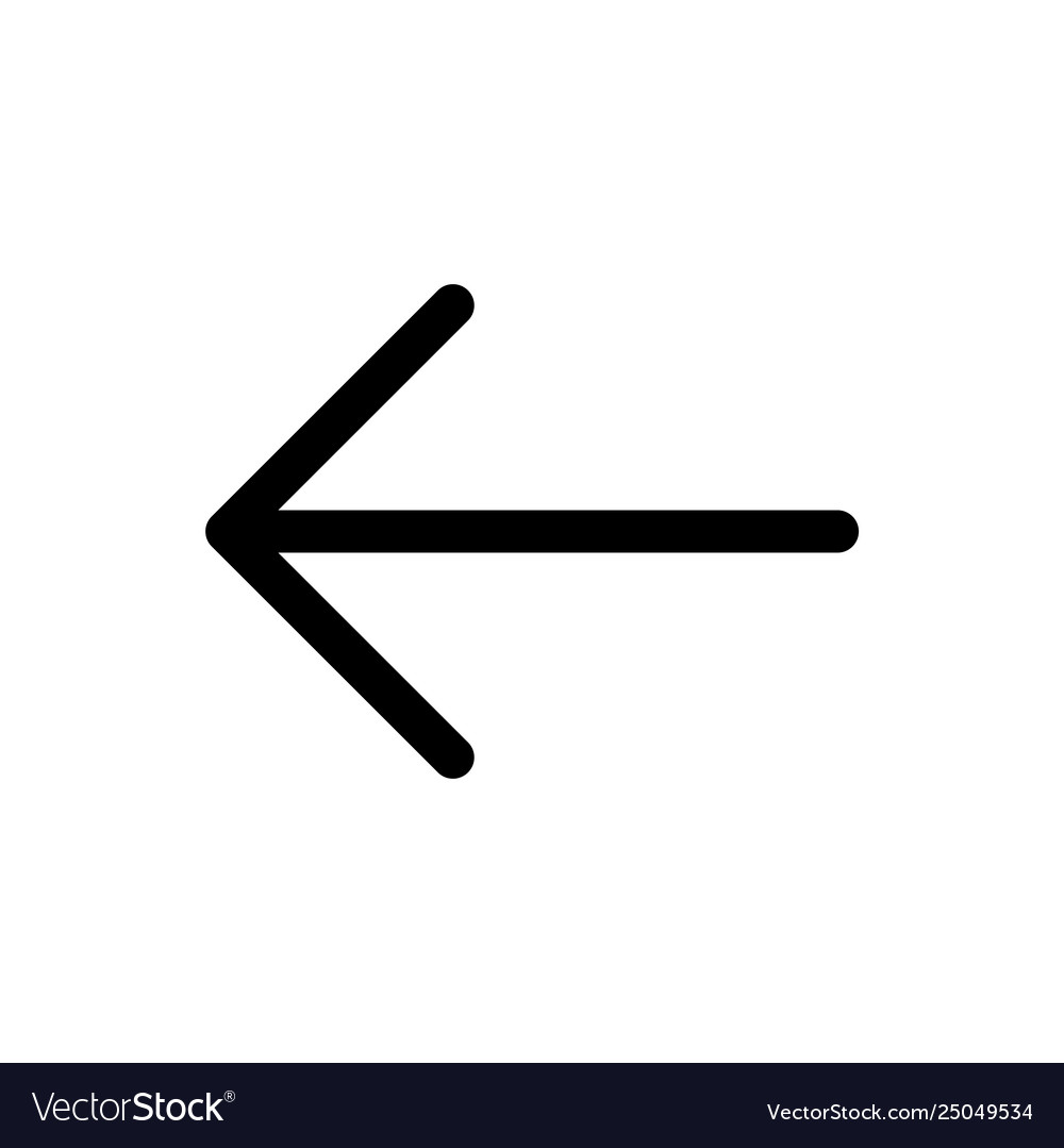 Arrow icon for simple flat style ui design