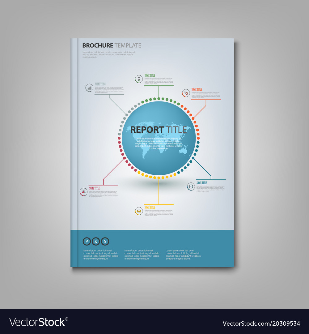 brochures book or flyer with info graphic on the free graphics for brochures