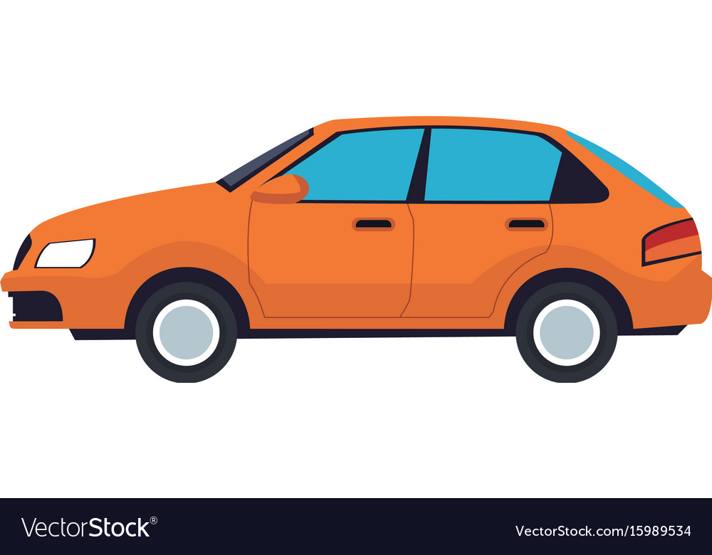 Car vehicle transport speed motor image Royalty Free Vector