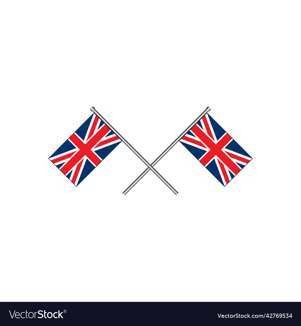 England flag logo Royalty Free Vector Image VectorStock