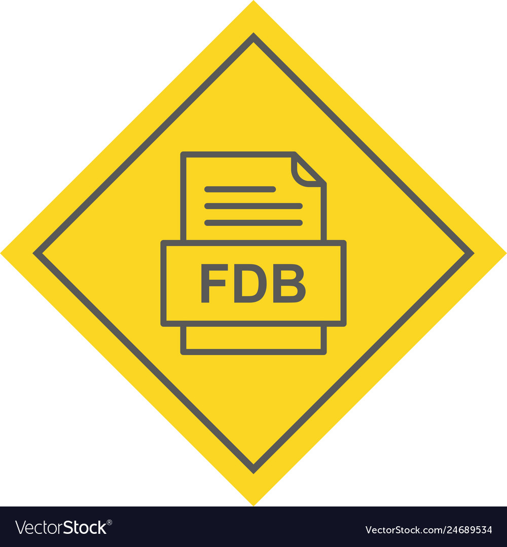 Fdb file document icon