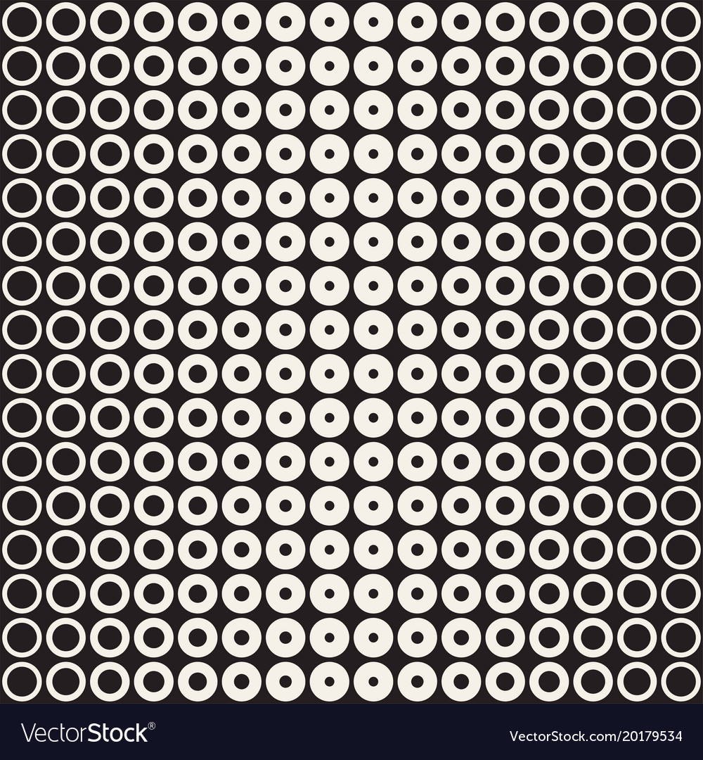 Halftone circles seamless pattern abstract