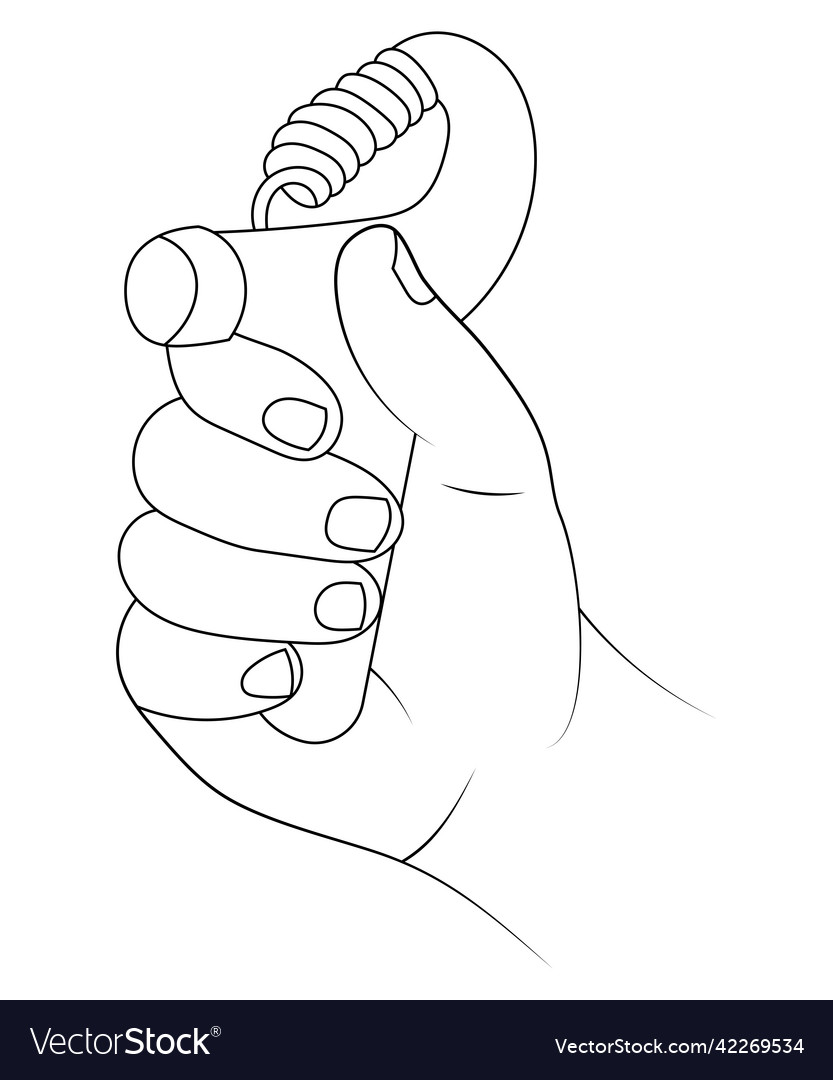 Hand gripper expander sketch