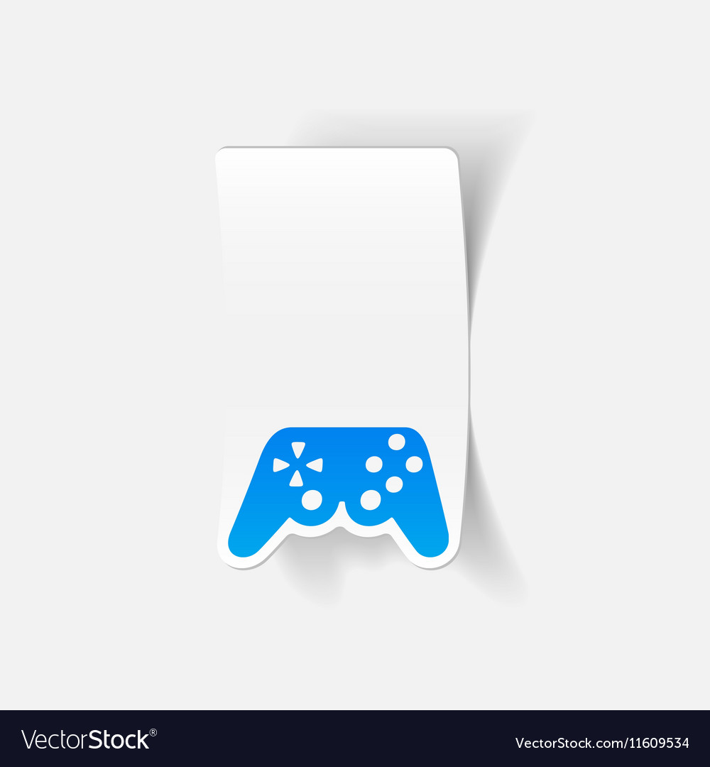 Realistic design element joystick