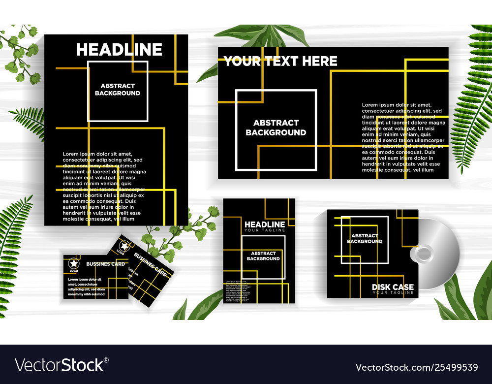Abstract design banner web template