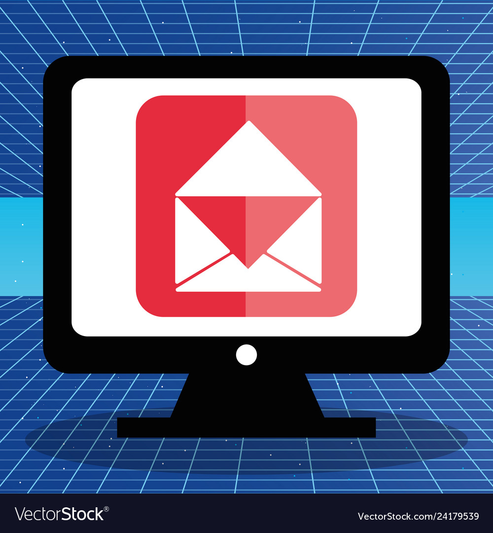 Computer with app email