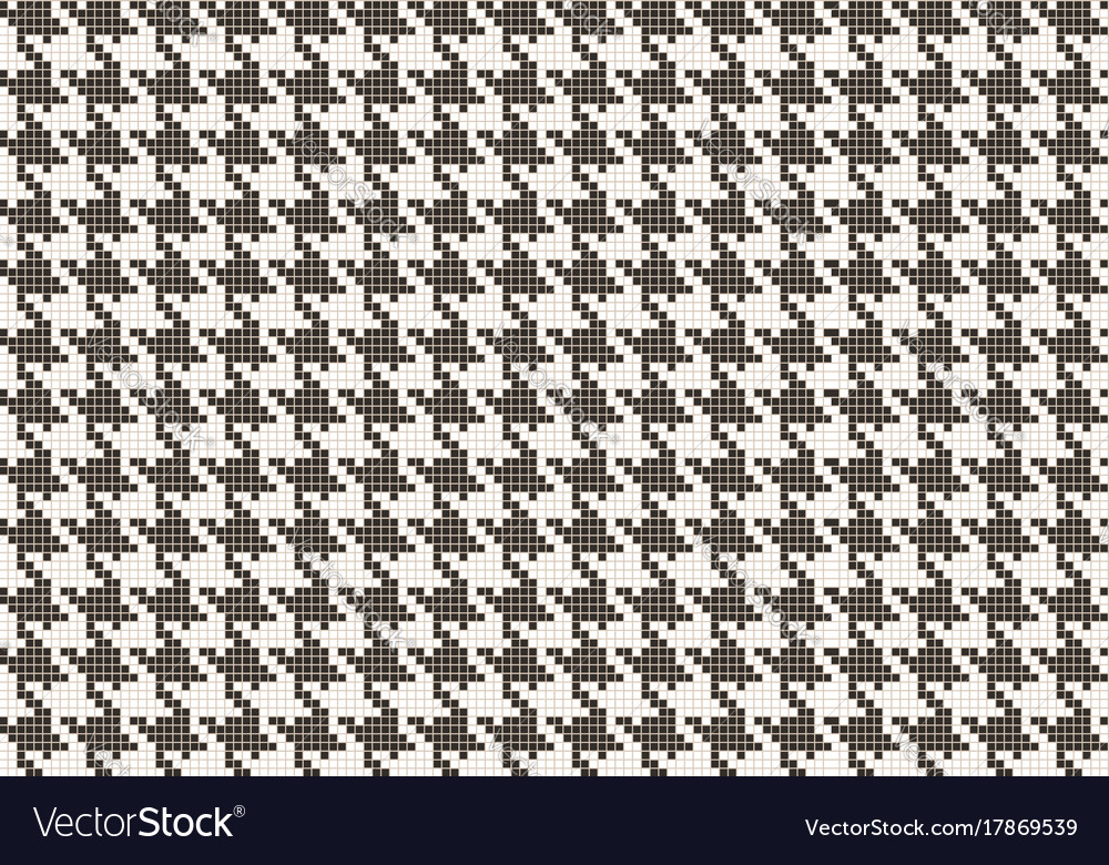 Crows foot pattern from pixels