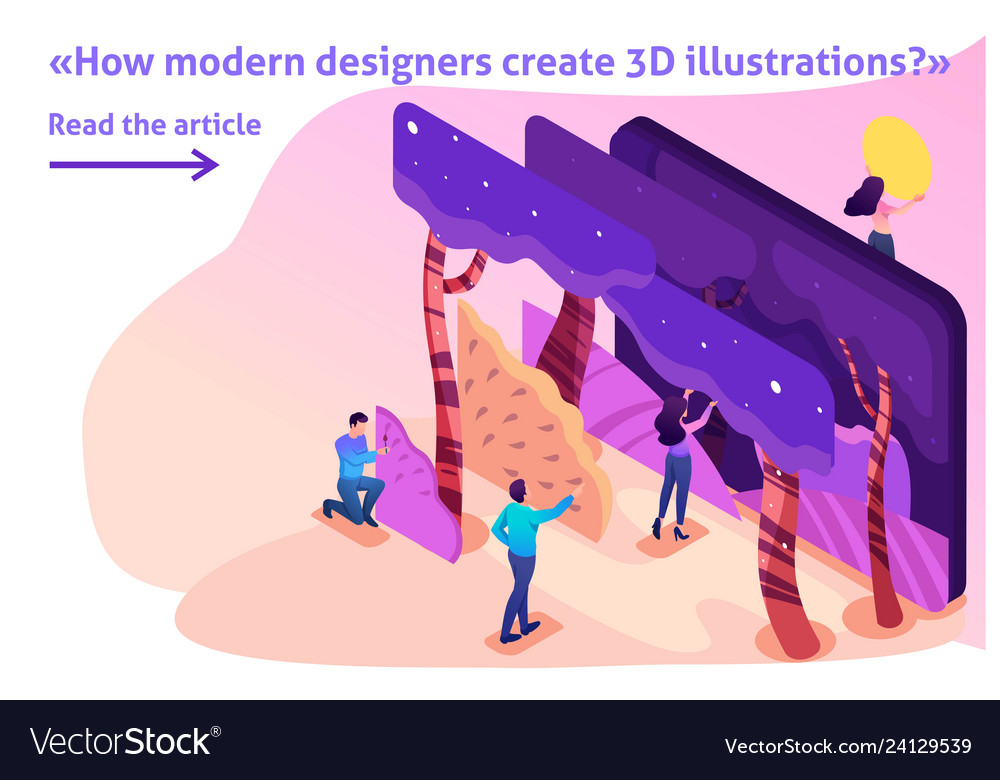 Isometric program for creating 3d vector image Isometric program for creating 3d