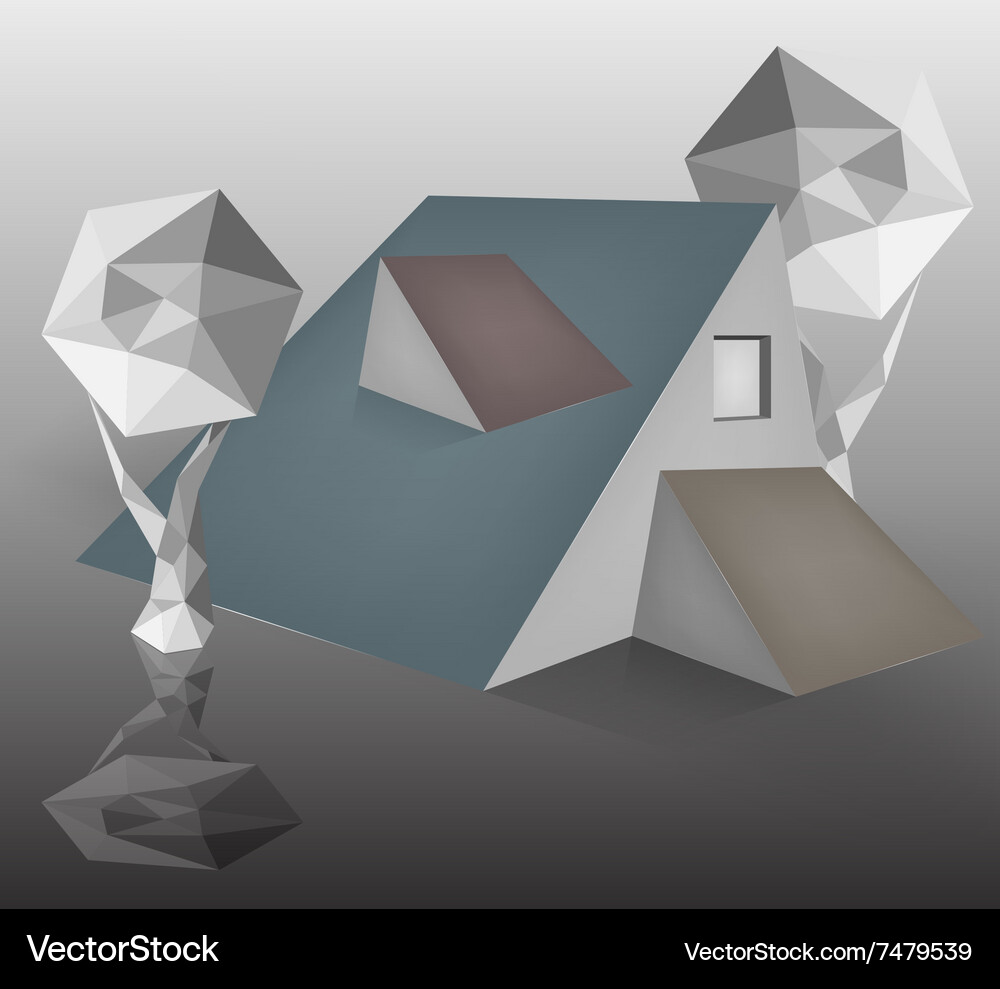 Small house Royalty Free Vector Image - VectorStock