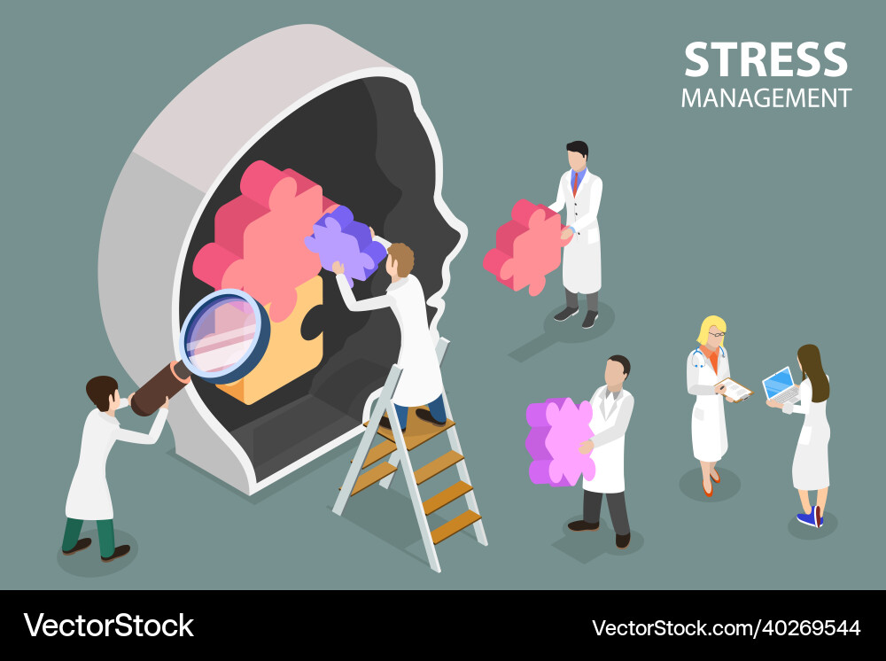 3d isometric flat conceptual Royalty Free Vector Image