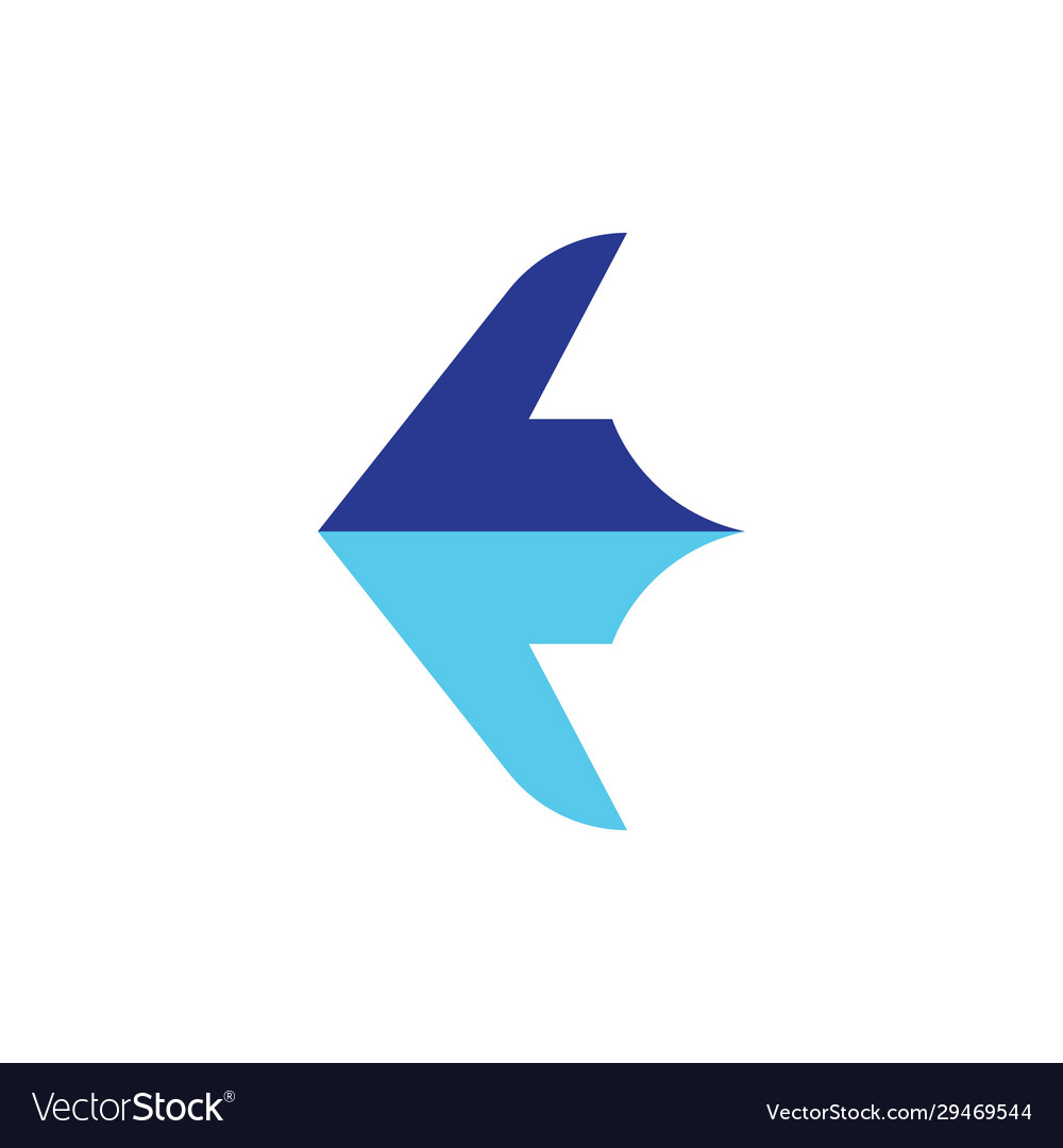 Arrow logo template icon