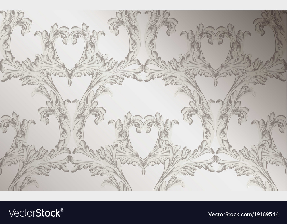 Damask pattern handmade