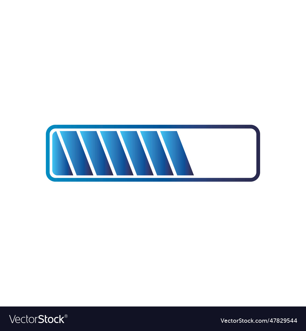 Data loading or buffering icon logo design
