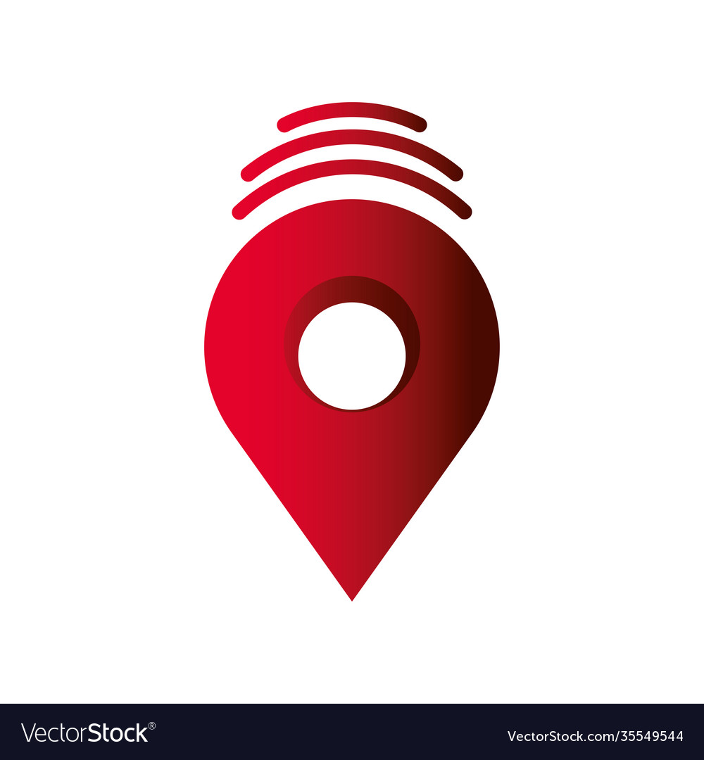 Gps Navigation Pointer Standort und Ziel vector image Gps Navigation Pointer Standort und Ziel