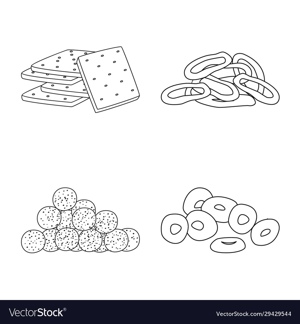 Isolated object product and menu icon vector image Isolated object product and menu icon