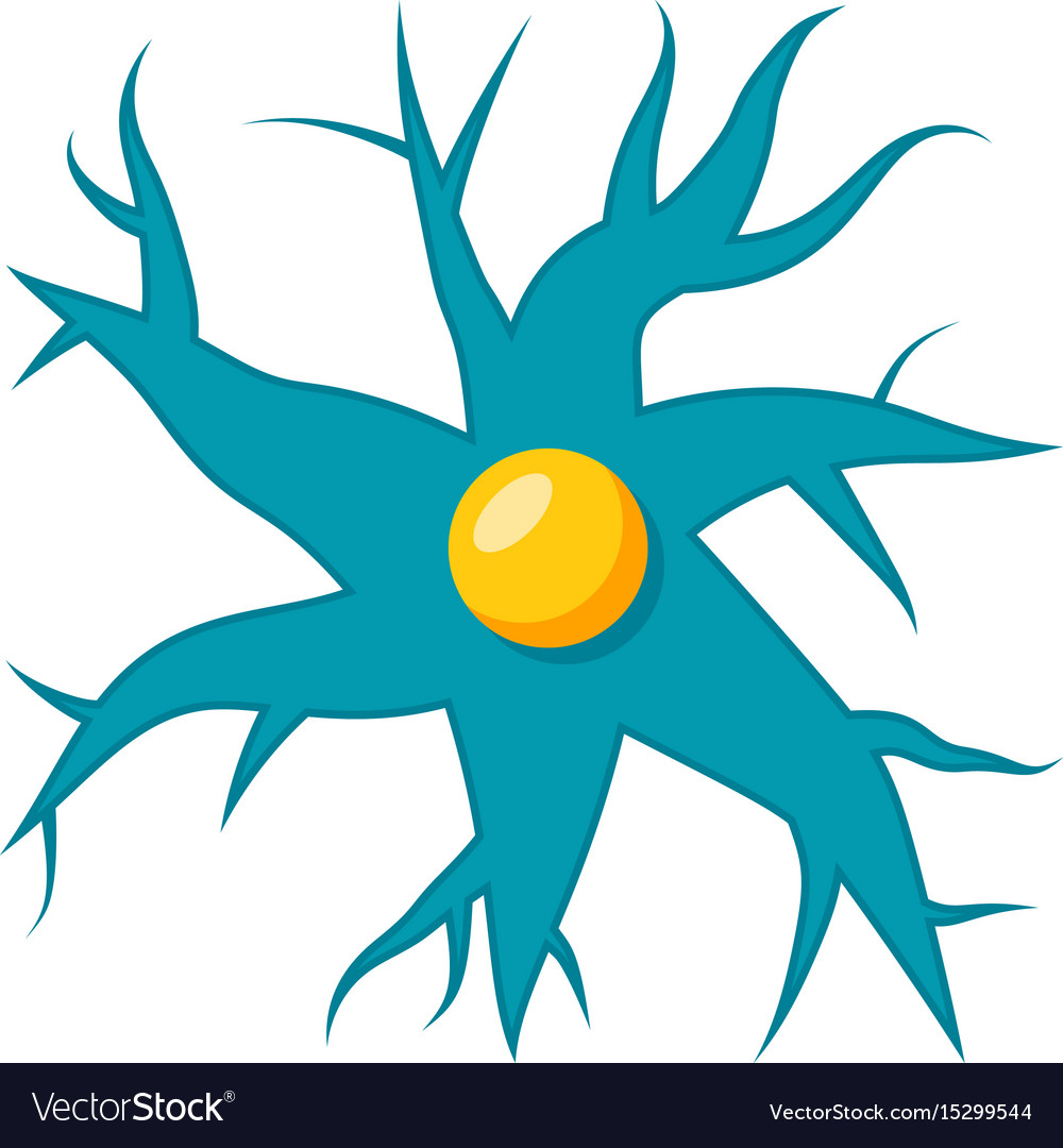 Nerve cell icon Royalty Free Vector Image - VectorStock