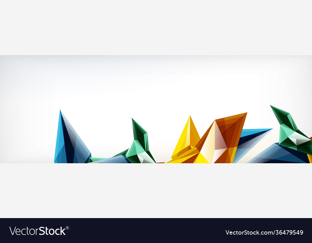 3d triangles and pyramids abstract vector image 3d triangles and pyramids abstract