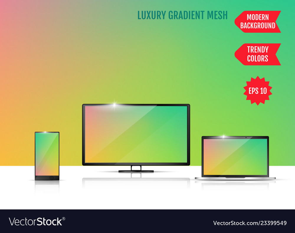 Modern abstract background colors transition vector image Modern abstract background colors transition