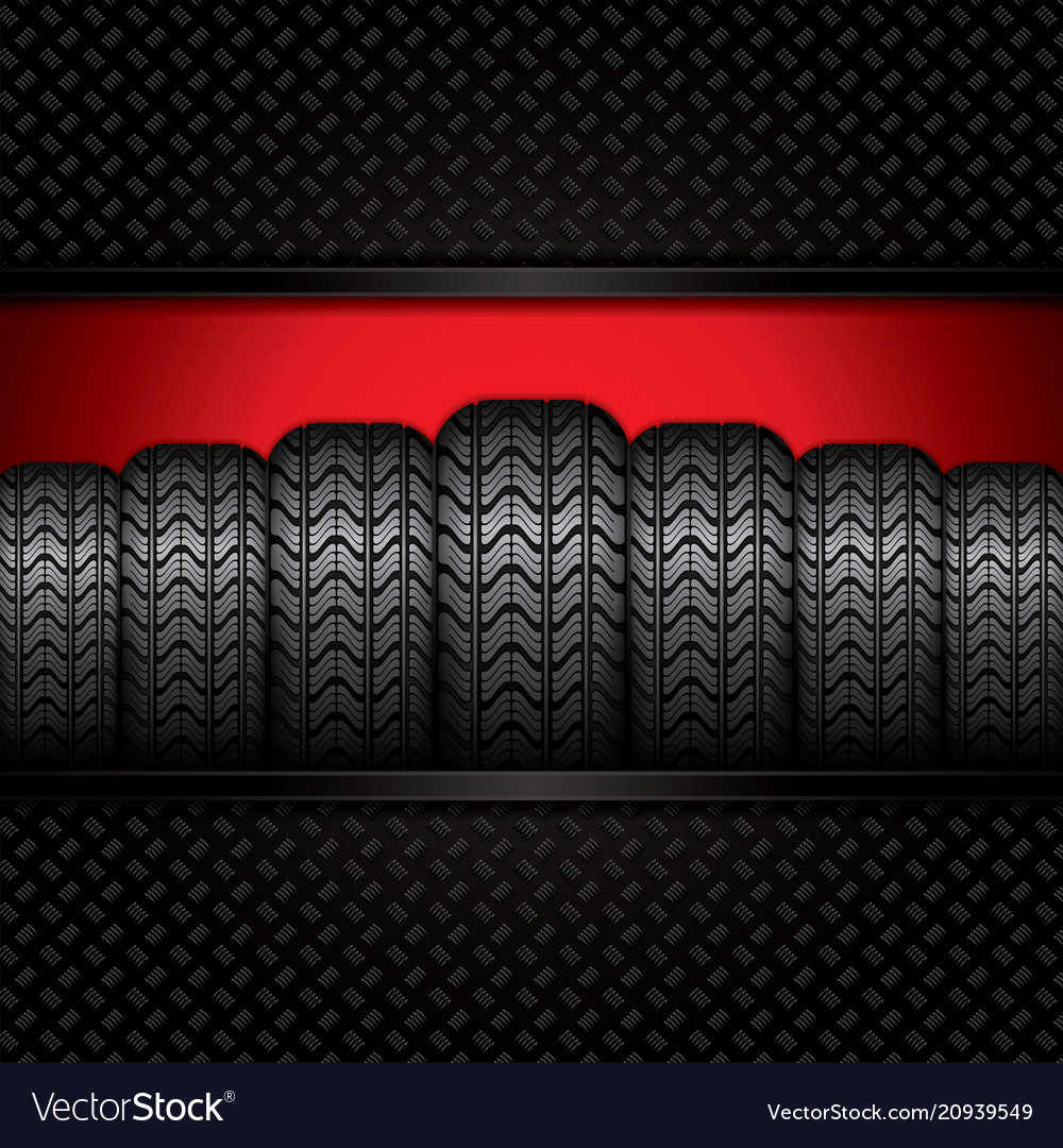 Rubber tire Royalty Free Vector Image - VectorStock