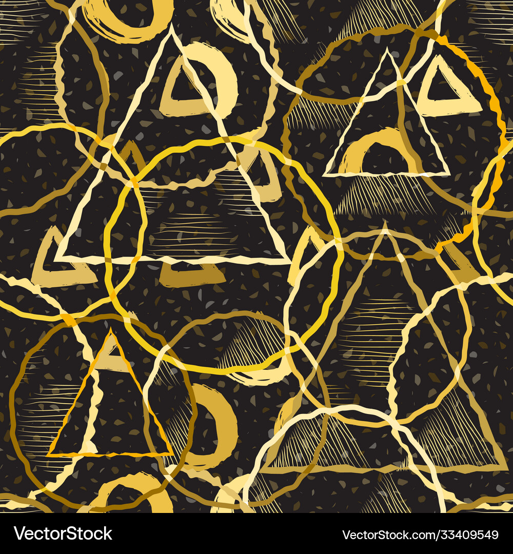Seamless background gold Royalty Free Vector Image