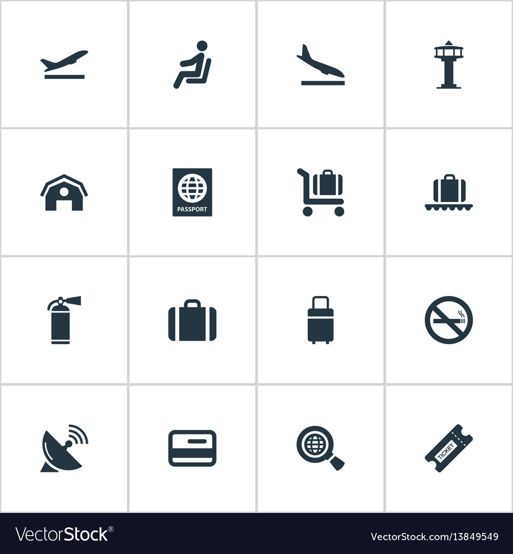 Set of simple transportation Vector Image Set of simple transportation