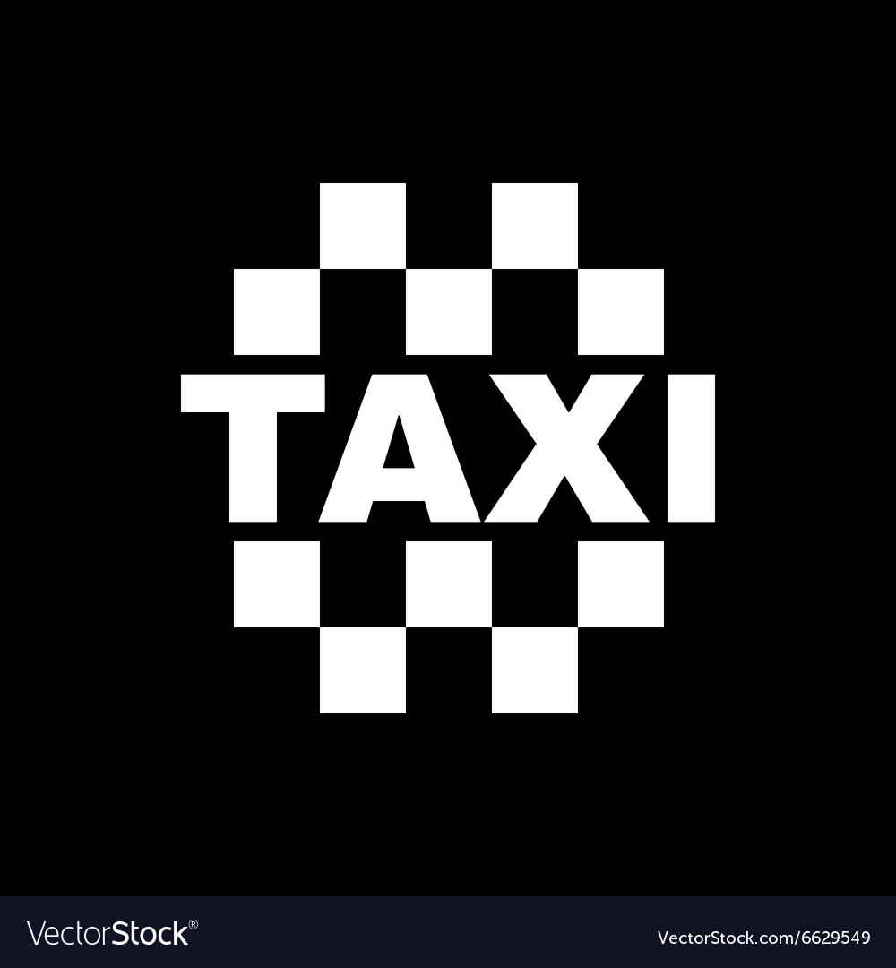 Taxi Icon Taxi und Taxicab Symbol flach