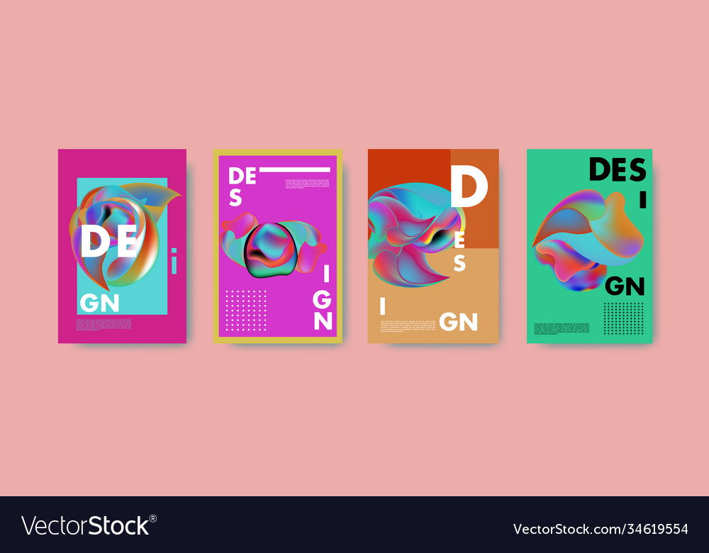Abstract colorful liquid and fluid pattern