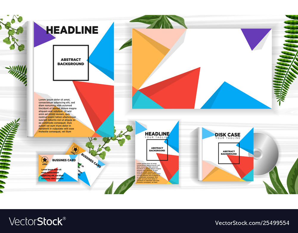 Abstract design banner web template