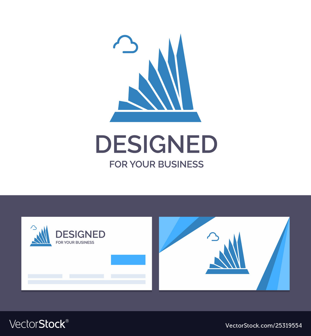 Creative business card and logo template building