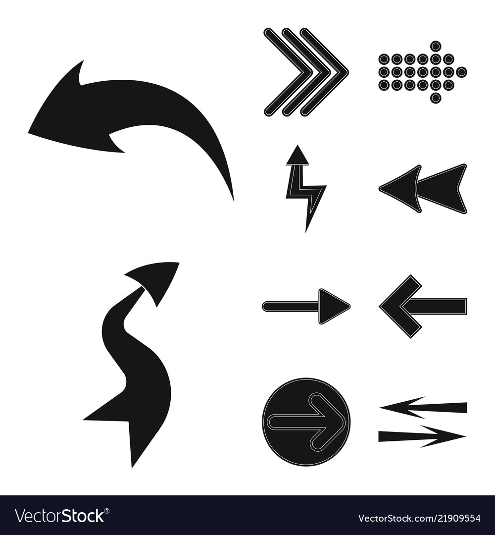 Design of element and arrow icon vector image Design of element and arrow icon