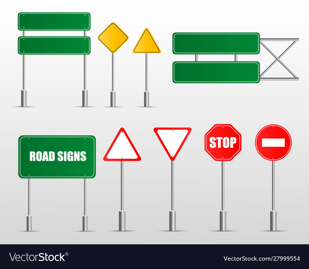 European traffic signs collection