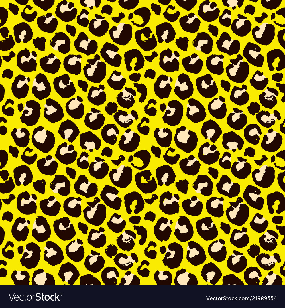 Leopard print seamless pattern