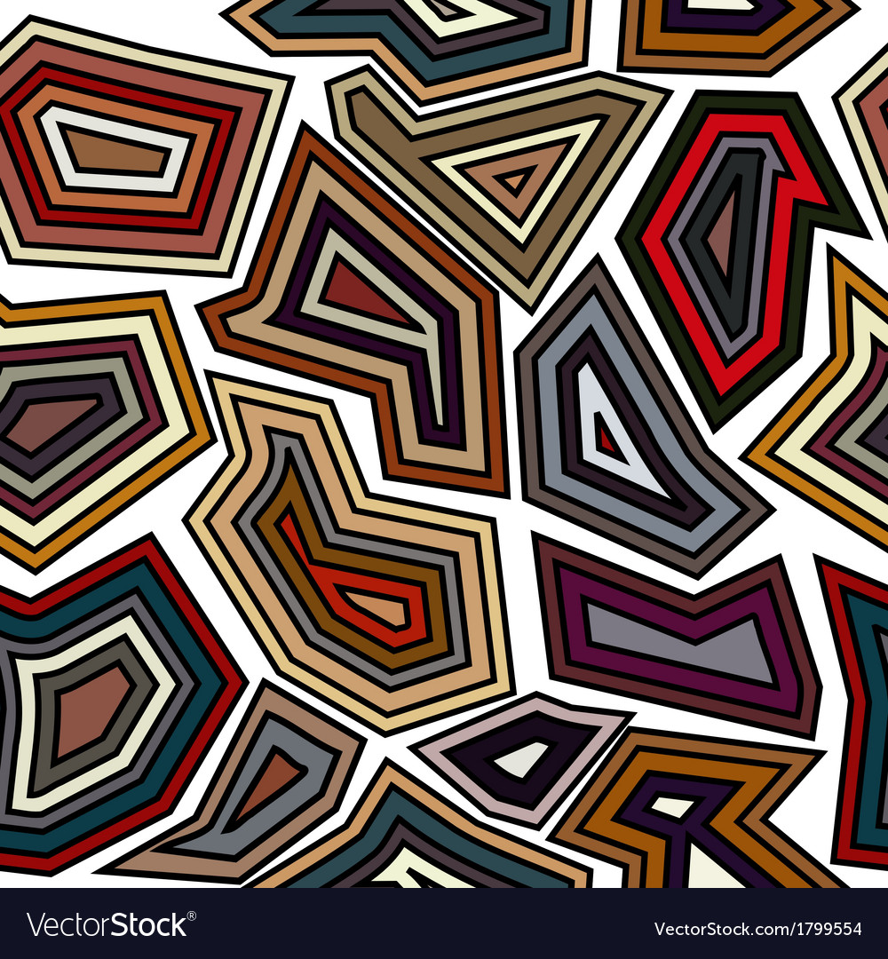 Seamless pattern with full-color elements