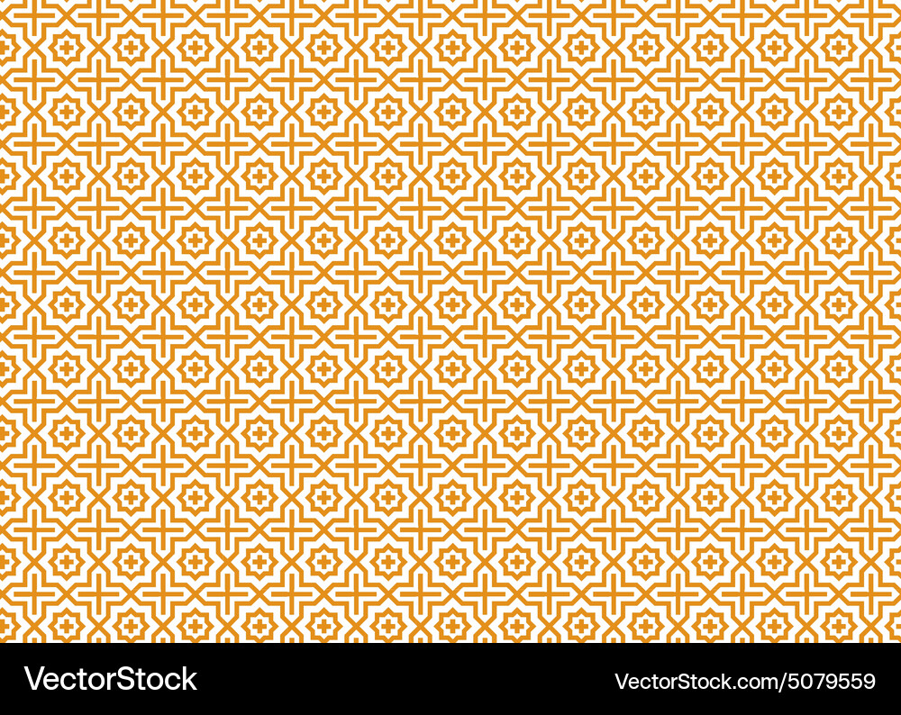 Arabic seamless pattern Royalty Free Vector Image