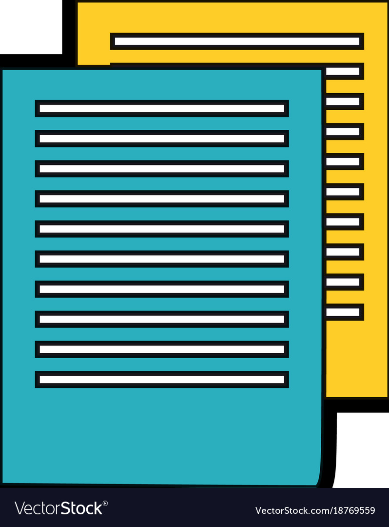 Document pages design concept