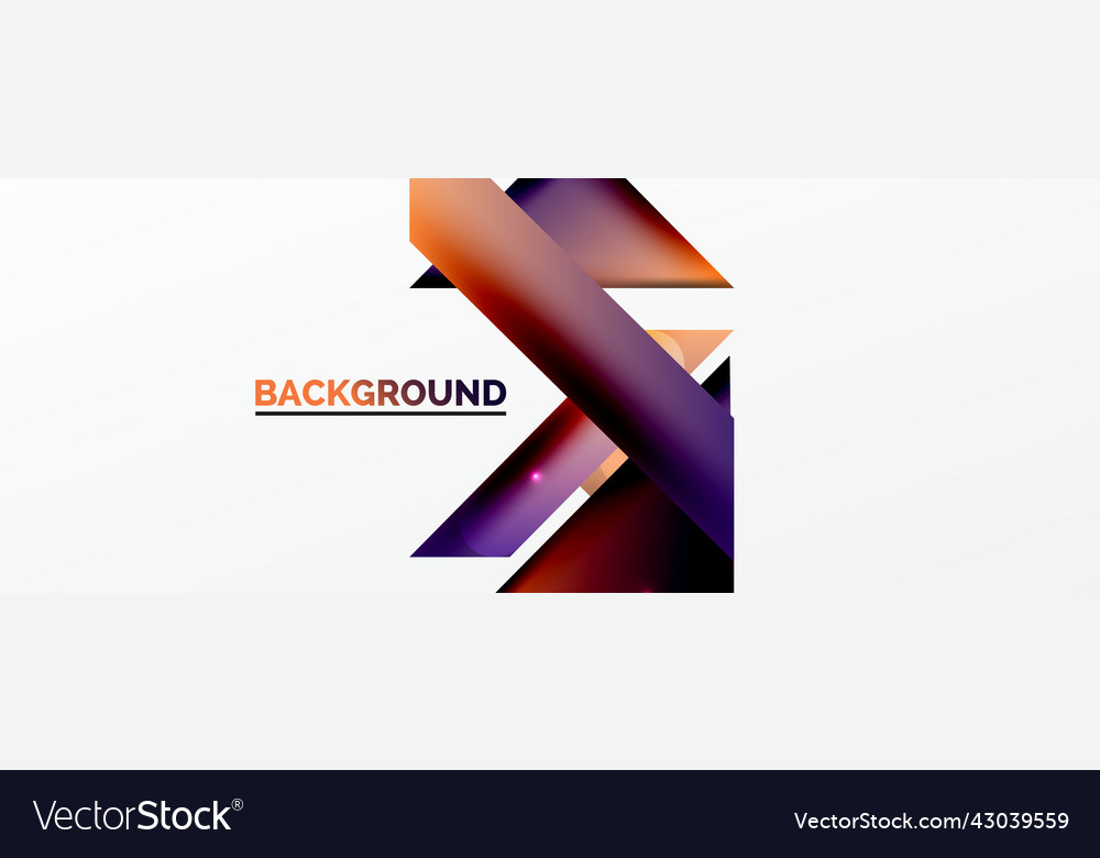 Dynamic 3d geometric abstract background