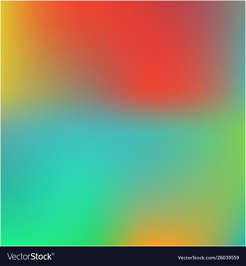 Gradient mesh painted in different colors