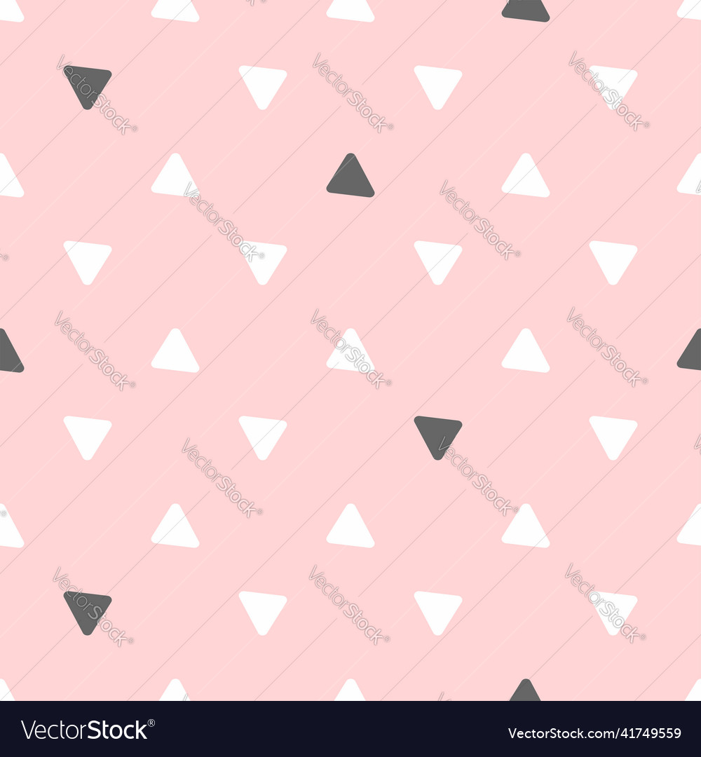 Simple seamless pattern with repeating triangles vector image Simple seamless pattern with repeating triangles